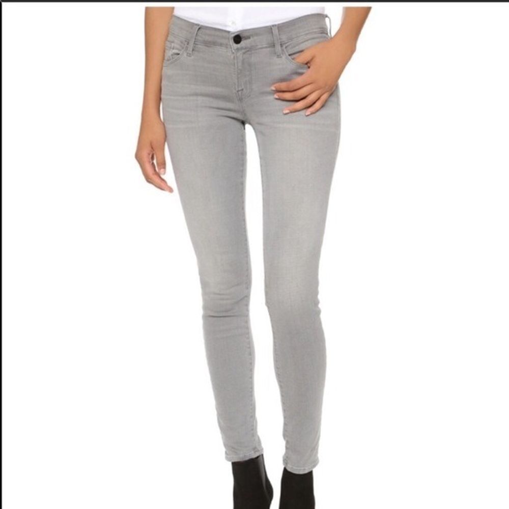 Frame Denim Le Skinny de Jeanne Grey Trocadero Jeans Size 25 Made in USA